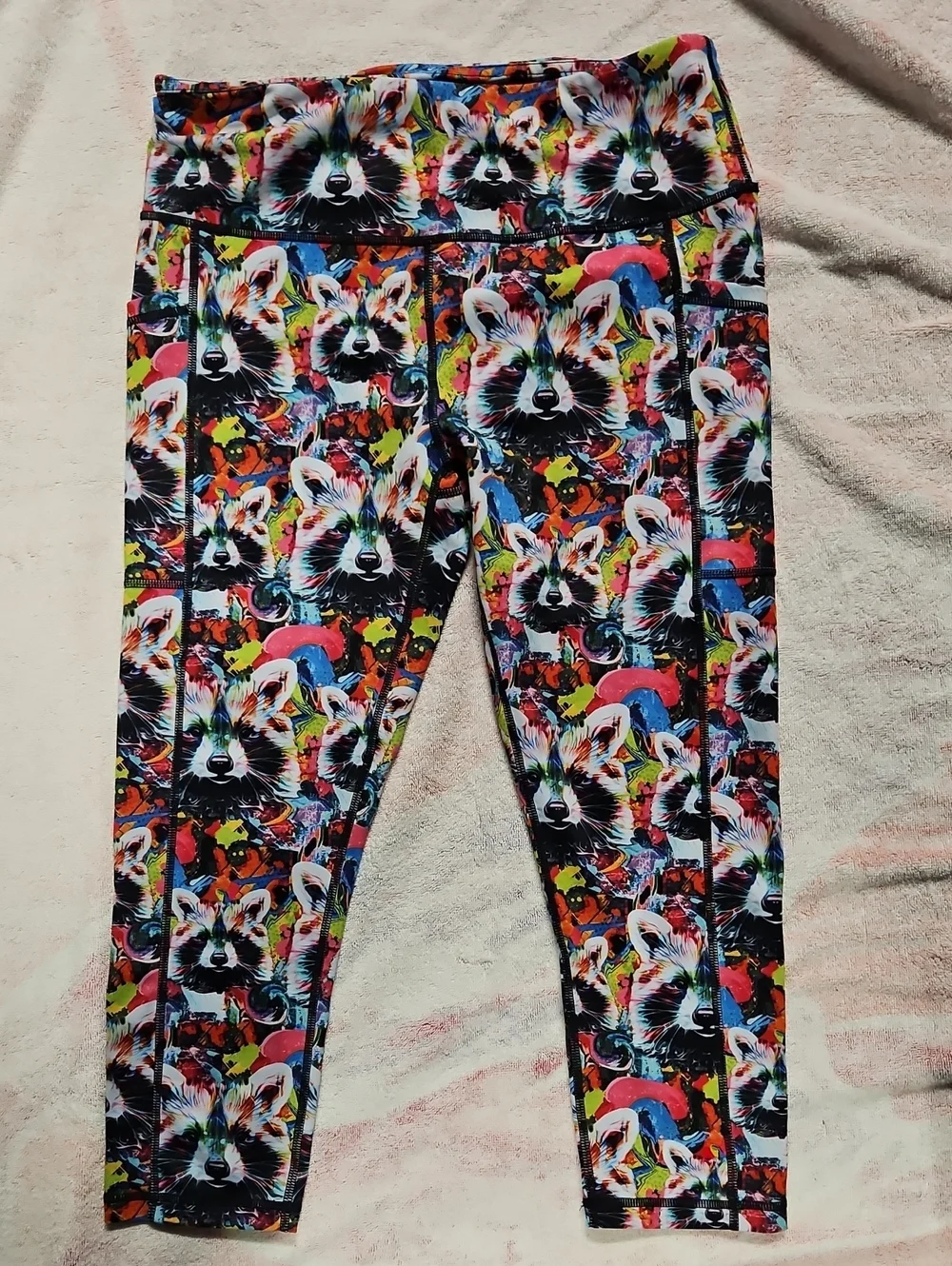 Constantly Varied Gear Trash Raccoon Print Capris